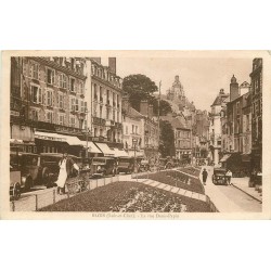 41 BLOIS. Belles voitures anciennes rue Denis-Papin 1934