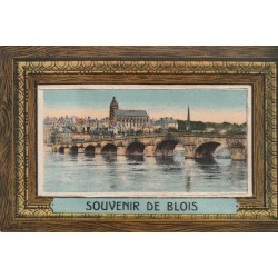 41 BLOIS. Carte à système avec 10 mini-vues à l'intérieur