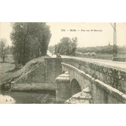 41 BLOIS. Vue sur Saint-Gervais depuis le Pont