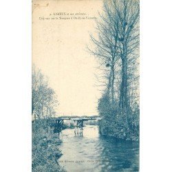 carte postale ancienne 14 LISIEUX. La Touques à Ouilly-le-Vicomte 1906
