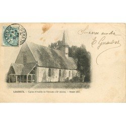 carte postale ancienne 14 LISIEUX. Eglise d'Ouilly-le-Vicomte 1904