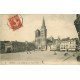 carte postale ancienne 14 LISIEUX. Cathédrale Place Thiers 1914