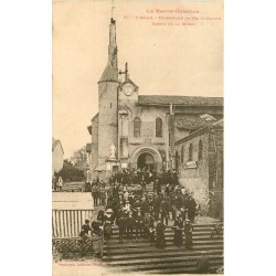 2 x cpa 31 PIBRAC. Pélerinage Sortie de la Messe et Chasse Sainte-Germaine