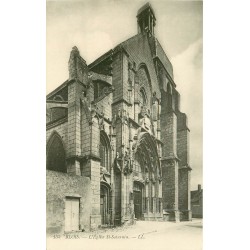 3 x cpa 41 BLOIS. Eglise Saint-Saturnin Nef et Autel Notre-Dame-des-Aydes