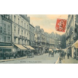 41 BLOIS. Diligence pour clients du Grand Hôtel rue Porte Côté 1909