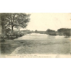 41 BLOIS. Inondation Loire en 1907 le Torrent route de Saint-Gervais