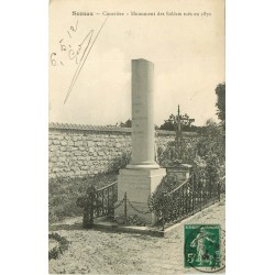 92 SCEAUX. Monument des Soldats tués en 1870 au Cimetière 1912