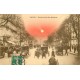 PARIS 02. Voitures, Bus, voitures et Fiacres Boulevard des Italiens 1911