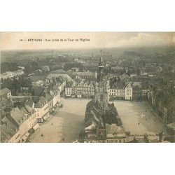 62 BETHUNE. Tour de l'Eglise vers 1910...