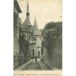 41 BLOIS 3 x cpa Eglise Saint-Nicolas Abside rue Saint-Laumer 1926 et Portail 1910