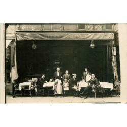 Rare Photo Cpa PARIS XVIII° Café Charny L. " Bière Dumesnil " 93/95 rue Duhesme