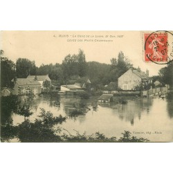 41 BLOIS. Crue de la Loire 1907 la Levée des Ponts Chartrains