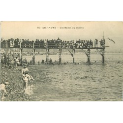 76 LE HAVRE. Plongeurs et nageurs aux Bains du Casino 1907