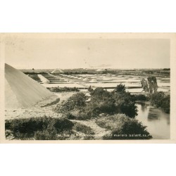 85 ILE DE NOIRMOUTIER. Un Marais Salant avec mulons de Sel