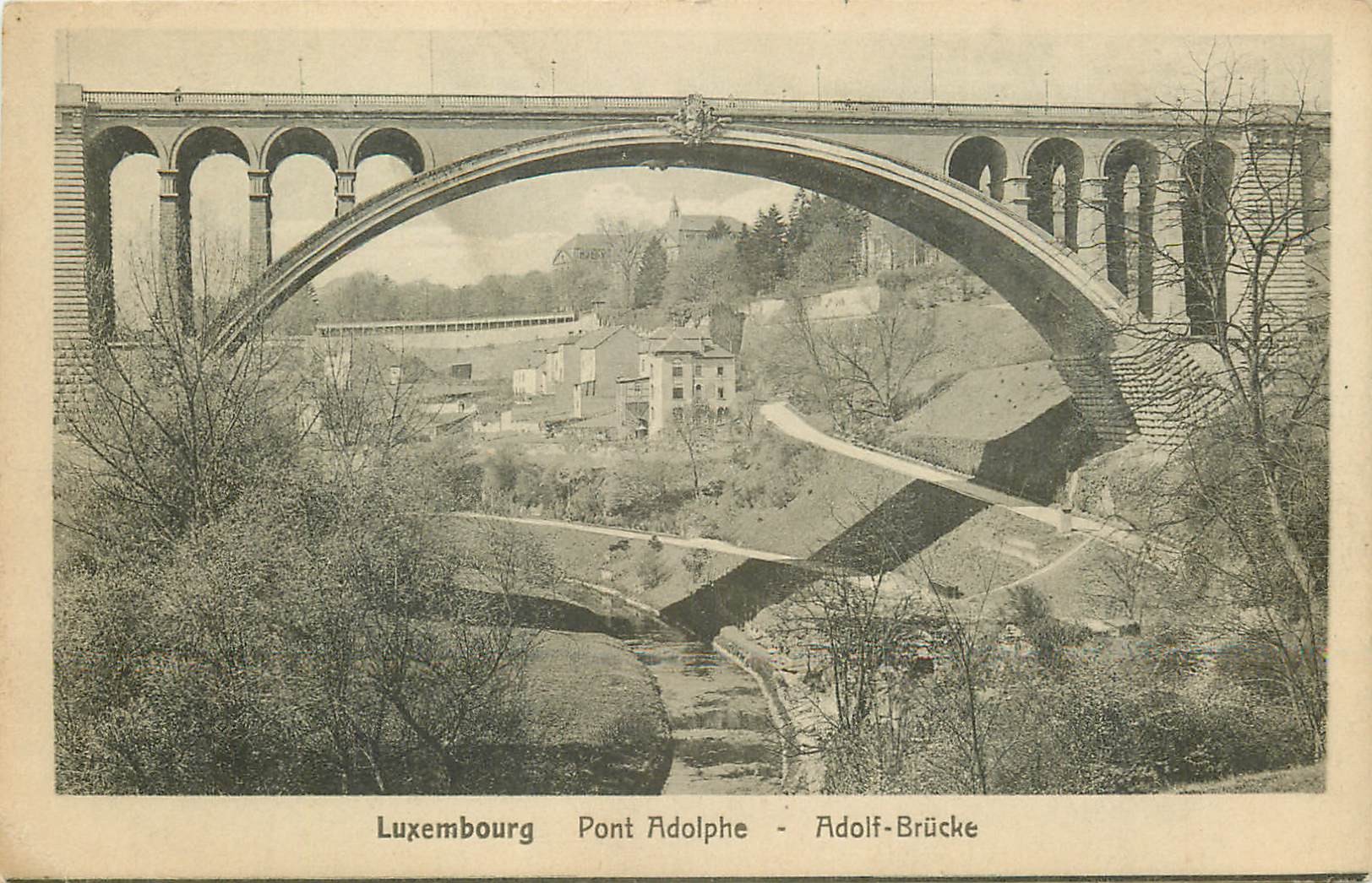 LUXEMBOURG. Pont Adolphe Adolf-Brücke