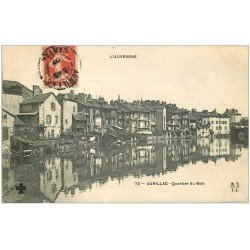 carte postale ancienne 15 AURILLAC. Quartier du Buis 1907