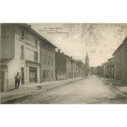 69 ANSE. Café du Commerce Vacheresse route de Villefranche 1929