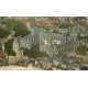 2 x Cpa 41 BLOIS. Le Château la même vu d'avion en couleur et noir & blanc