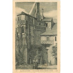 3 x Cpa 41 BLOIS. Oratoire, Château et Pavillon de la Reine Anne-de Bretagne 1913