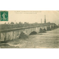 41 BLOIS. Crue de la Loire vue du Pont