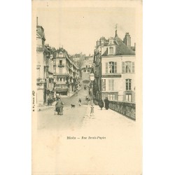 41 BLOIS. Hôtel d'Angleterre rue Denis Papin vers 1900