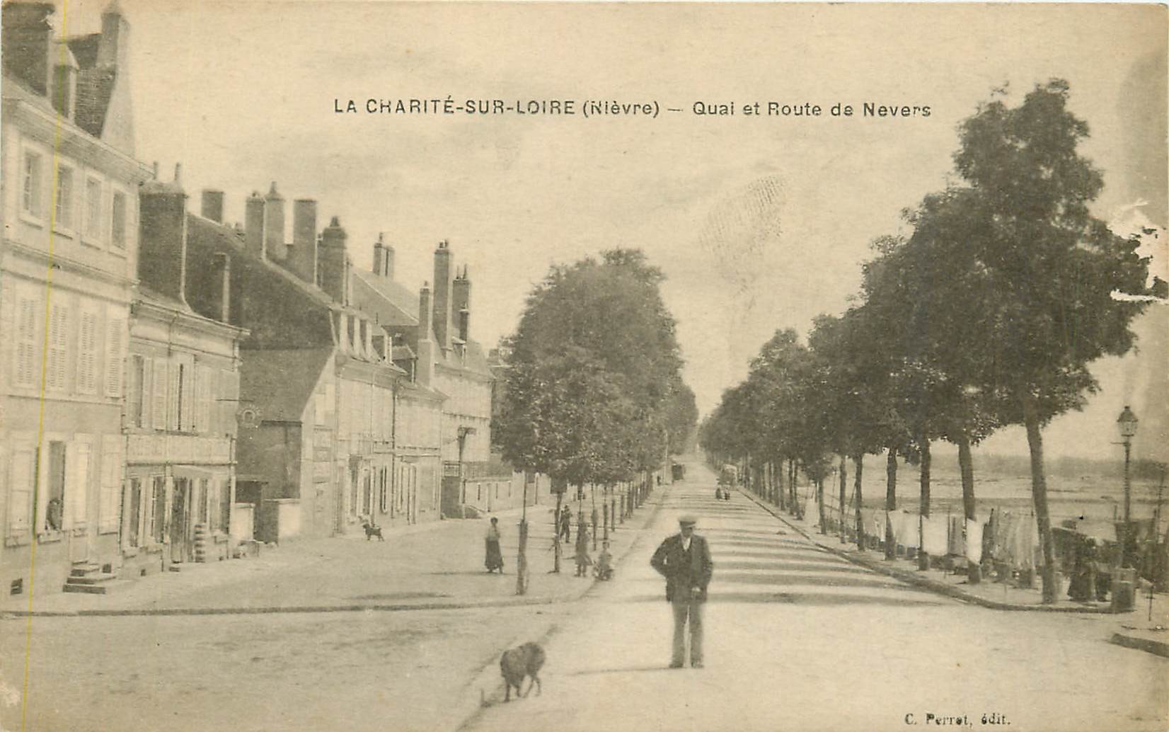 58 LA CHARITE-SUR-LOIRE. Quai et Route de Nevers