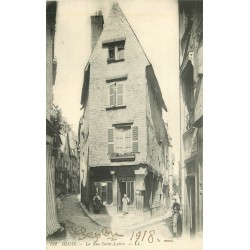 3 x Cpa 41 BLOIS. La rue Saint-Lubin, Commerce 1918, Cordier et Brocanteur 1904