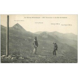 carte postale ancienne 15 Col de Cabres. Panorama 1922