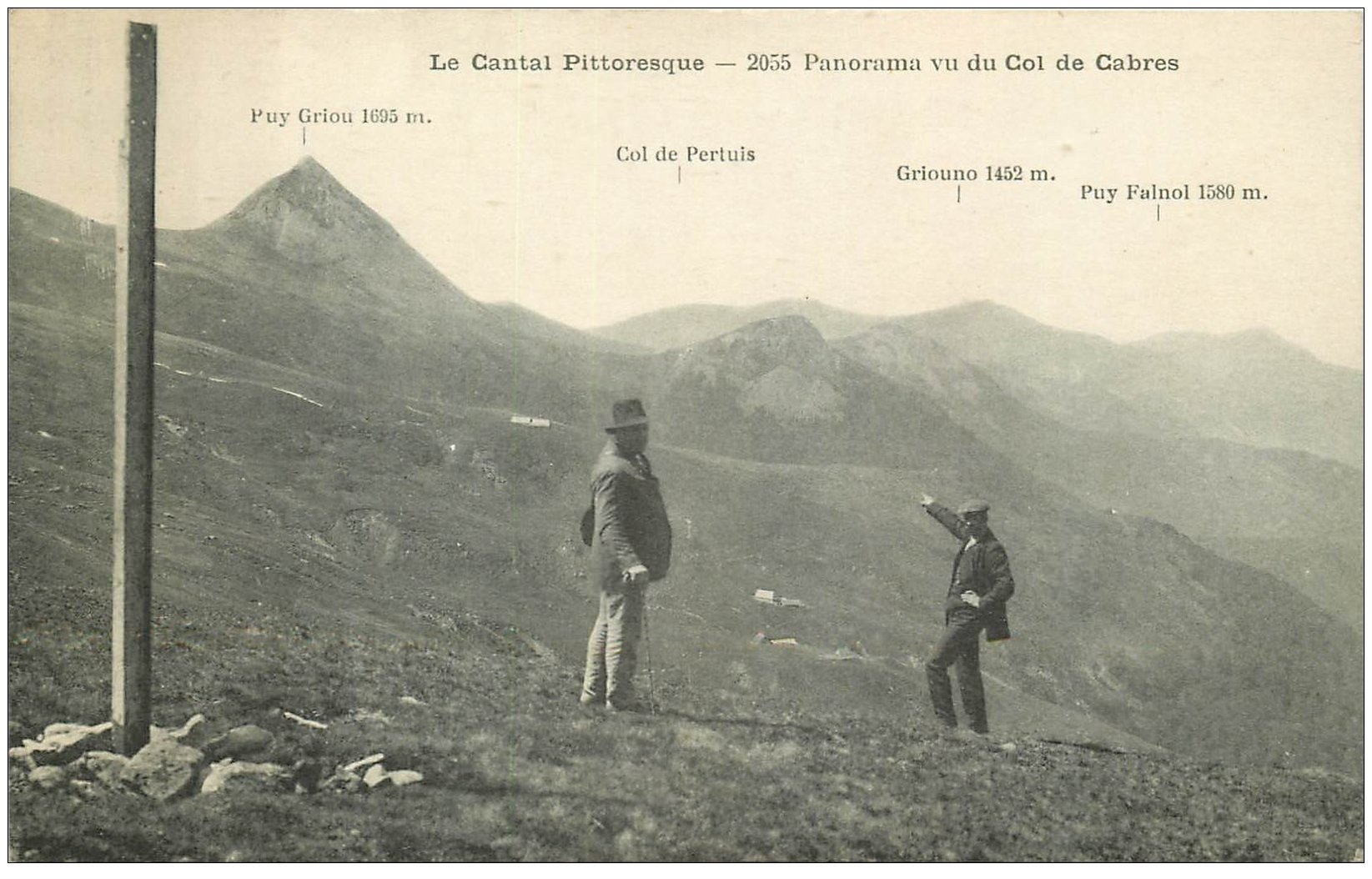 15 Col de Cabres. Panorama 1922