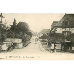 63 SAINT-SAUVES. Hôtel sur la Rue principale 1937