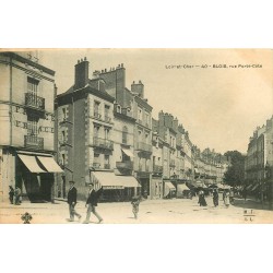 2 x Cpa 41 BLOIS. Buvette du Square et Tramway rue Porte-Côté 1930