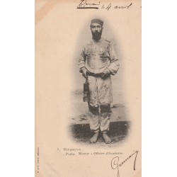 59 VALENCIENNES DENAIN. Mousseron Poête Mineur Officier d'Académie 1902