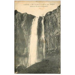 carte postale ancienne 15 FALHITOUX ou FAILLITOU. La Cascade près Thiézac