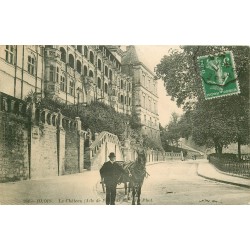 41 BLOIS. Superbe attelage devant Aile François I° du Château 1912