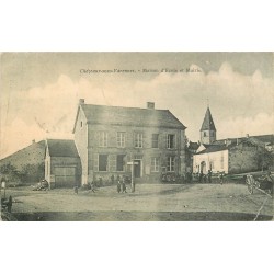 52 CHEZEAUX-SOUS-VARENNES. Maison d'Ecole et Mairie 1905