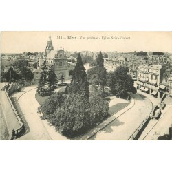 2 x Cpa 41 BLOIS. Eglise Saint-Vincent Place Victor-Hugo en 1909 et 1959