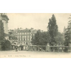 2 x Cpa 41 BLOIS. Avenue Victor-Hugo et le Quartier du Foix vers 1900