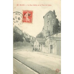 2 x Cpa 41 BLOIS. La Tour du Duc de Guise rue Gallois 1908 & 1906