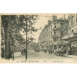 2 x Cpa 41 BLOIS. Pharmacie Cauchie et Mercerie Crappon rue Porte-Côté