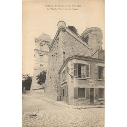 2 x Cpa 41 BLOIS. Terrasse, Vieille Tour et Degrés des Fossés du Château avec Collet Serrurier