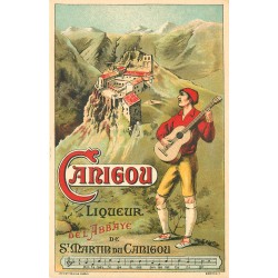 66 SAINT-MARTIN DU CANIGOU. Liqueur de l'Abbaye carte publicitaire