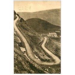 carte postale ancienne 15 Le Grand Tournant de la Route du Puy Mary 1939