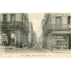 41 BLOIS. Mercerie Bonneterie rue de la Foulerie