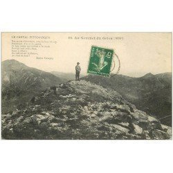 carte postale ancienne 15 Le GRIOU. Personnage au Sommet 1913