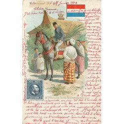 JAVA. La Poste aux Indes Néerlandaises 1904