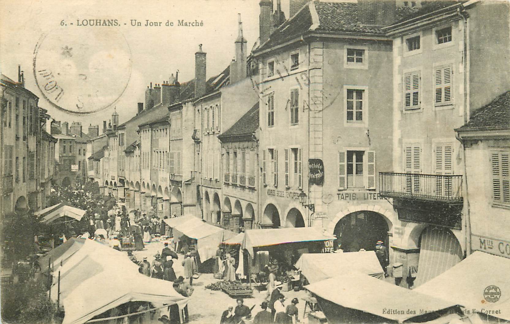 71 LOUHANS. Un Jour de Marché 1919