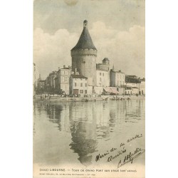 2 x Cpa 33 LIBOURNE. Tour du Grand Port sur l'Isle 1903 & 1904