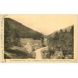 carte postale ancienne 15 LE LIORAN. Vue prise du Tunnel de la route 1933