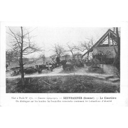 80 BEUVRAIGNES. Le Cimetière Guerre 1914-15