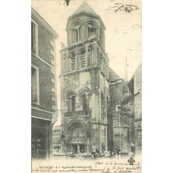 2 x Cpa 86 POITIERS. Eglise Sainte-Radegonde 1902 et Château Eglise de Chauvigny